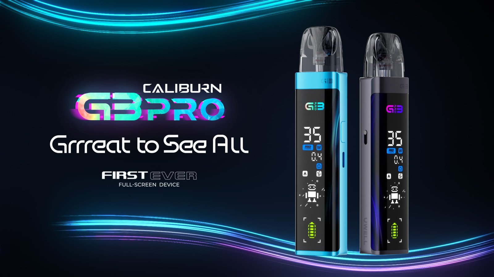 Uwell Caliburn G3 PRO 咖哩棒電子煙主機煙彈空倉官網