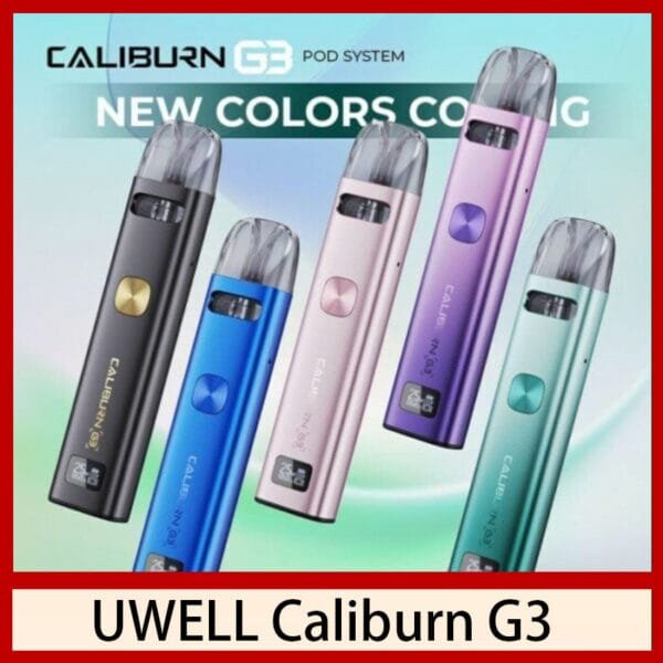 UWELL Caliburn G3咖哩棒G3 KIT電子煙2主機官網評價說明書